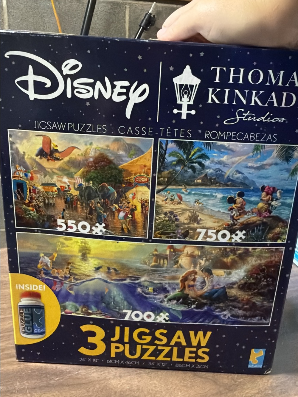 Disney Thomas Kinkade Studios 3-Pack Jigsaw Puzzles - Multicolor